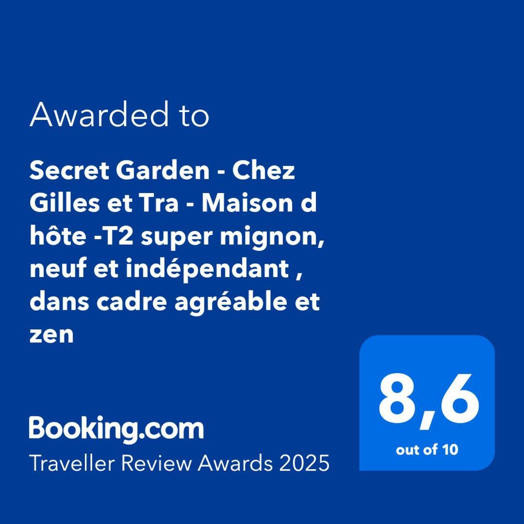 Secret Garden - Chez Gilles Et Tra - Maison D Hote -T2 Super Mignon, Neuf Et Independant , Dans Cadre Agreable Et Zen Valergues 외부 사진